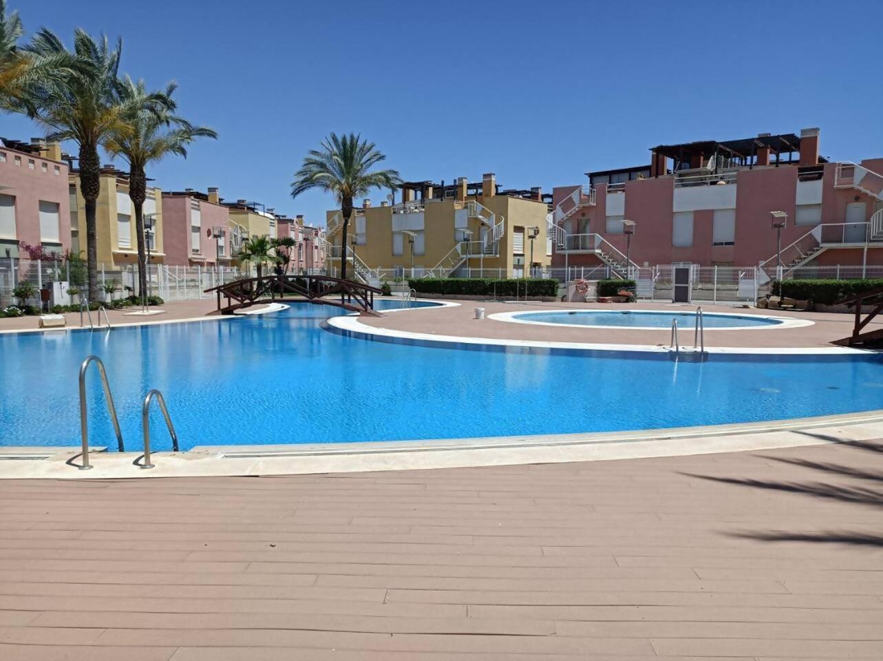 Vera - Playa Fantástico Apto 1-4 Huésped Piscina A 100 M Playa Con Parking Terraza Urb Laguna Appartement *